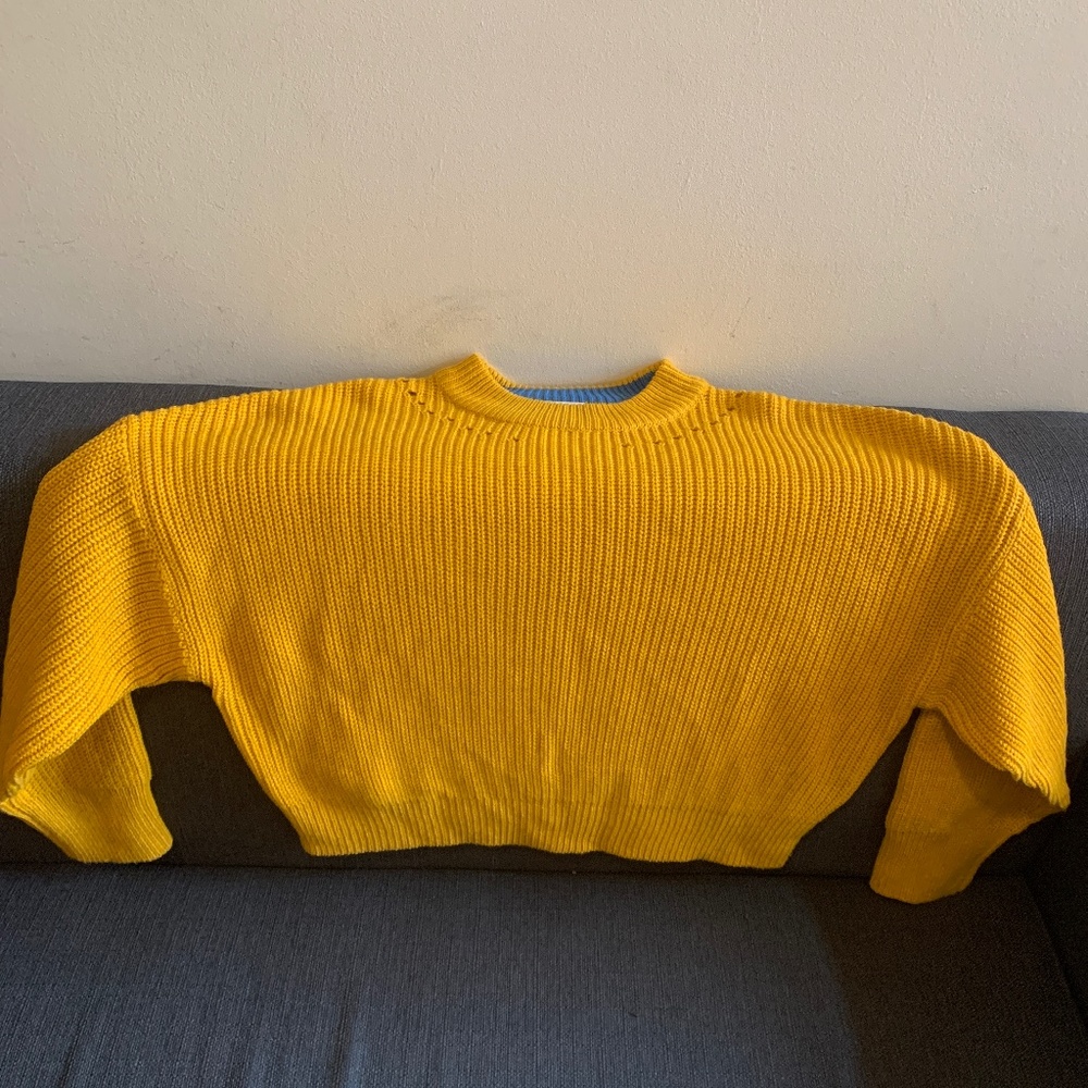 Topshop yellow/orange sweater